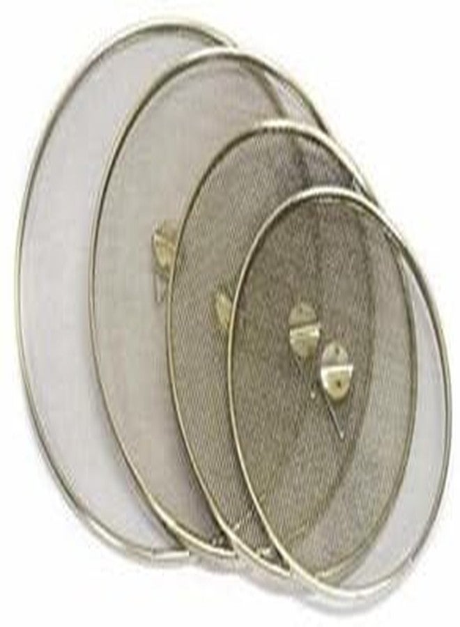 رويالز مجموعة أغطية رويالز المصنوعة من الفولاذ المقاوم للصدأ عالي الجودة، مقاسات 6/7/8/9 بوصة، مكونة من 4 قطع، متعددة الاستخدامات، أغطية شبكية، أغطية للأواني وأدوات الطبخ والتخزين في المطبخ، أغطية معدنية متينة مقاومة للصدأ. - Image 3